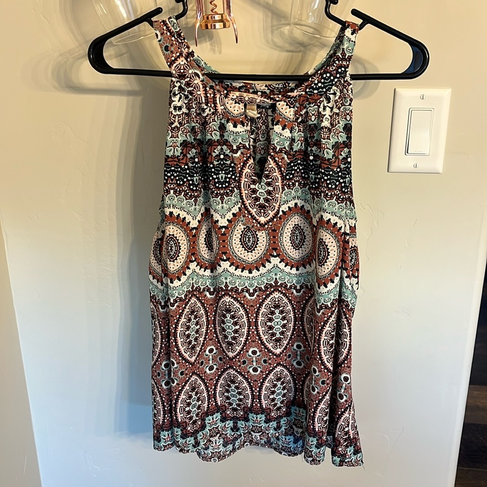 Skies Are Blue Boho Sleeveless Top